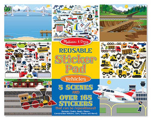 Melissa and Doug Vehicles Reusable Stickers - All-Star Learning Inc. - Proudly Canadian