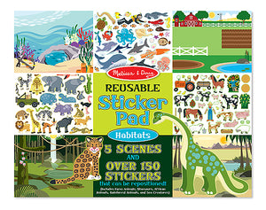 Melissa and Doug Habitats Reusable Sticker Pad - All-Star Learning Inc. - Proudly Canadian