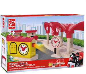 Hape Record Listen & Light Railway Set - All-Star Learning Inc. - Proudly Canadian