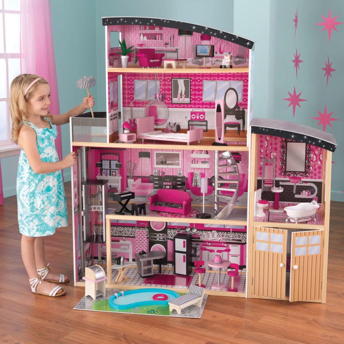 KidKraft Sparkle Mansion Dollhouse - All-Star Learning Inc. - Proudly Canadian