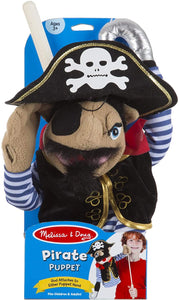 Melissa and Doug Pirate Puppet with Detachable Wooden Rod for Animated Gestures - All-Star Learning Inc. - Proudly Canadian