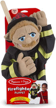 Melissa and Doug Firefighter Puppet with Detachable Wooden Rod
