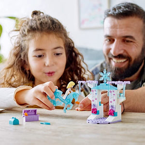 LEGO Disney Elsa and The Nokk’s Ice Stable 43209 Building Kit; A Buildable Toy Made to Spark Imagination in Ages 4+ (53 Pieces)