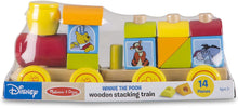 Melissa and Doug Winnie The Pooh Wooden Stacking Train