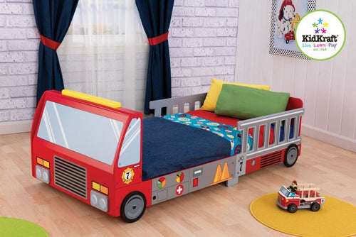 KidKraft Fire Truck Toddler Bed - All-Star Learning Inc. - Proudly Canadian