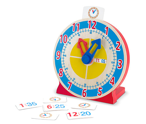 Melissa and Doug Turn & Tell Wooden Clock - All-Star Learning Inc. - Proudly Canadian