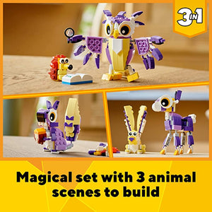 LEGO Creator 3in1 Fantasy Forest Creatures 31125