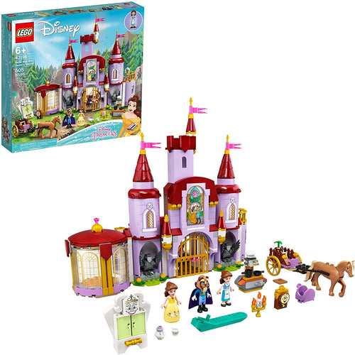 LEGO Disney Belle and The Beast’s Castle 43196 Building Kit; an Iconic Castle Construction Toy for Creative Fun; New 2021 (505 Pieces)