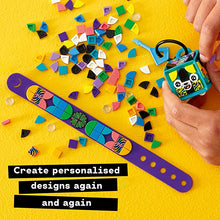 LEGO DOTS Neon Tiger Bracelet & Bag Tag 41945