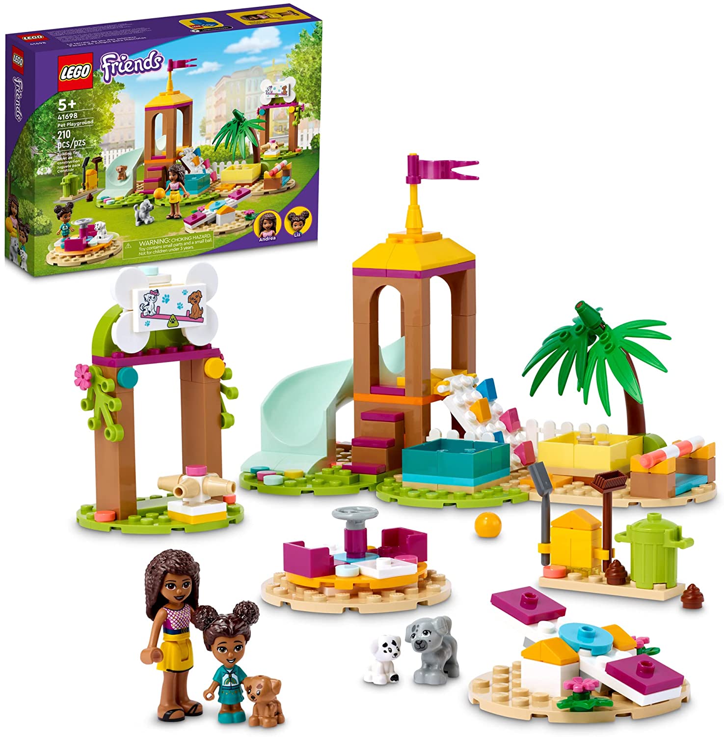 Forløber Byg op komplikationer LEGO Friends Pet Playground 41698