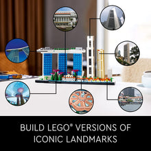 LEGO Architecture Skyline Collection: Singapore 21057 Building Kit; Collectible Display Model for Adults (827 Pieces)