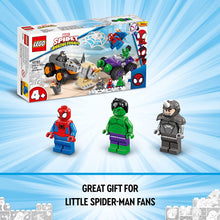 LEGO Marvel Spidey and His Amazing Friends Hulk vs. Rhino Truck Showdown 10782