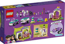 LEGO Friends Horse Training and Trailer 41441 Building Kit; with LEGO Friends Stephanie and Emma and 2 Animals; New 2021 (148 Pieces)