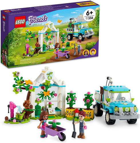LEGO Friends Tree-Planting Vehicle 41707 Building Kit; with Tree Toys, a Greenhouse and Truck; Gift for Ages 6+ (336 Pieces)