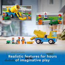LEGO City Cement Mixer Truck 60325 Building Kit; Realistic Toy Construction Vehicle for Kids Aged 4+ (85 Pieces)