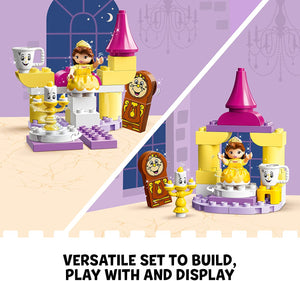 LEGO DUPLO Disney Belle's Ballroom 10960 Building Toy for Kids Aged 2+; Princess Belle, Lumiere, Cogsworth and Chip (23 Pieces)
