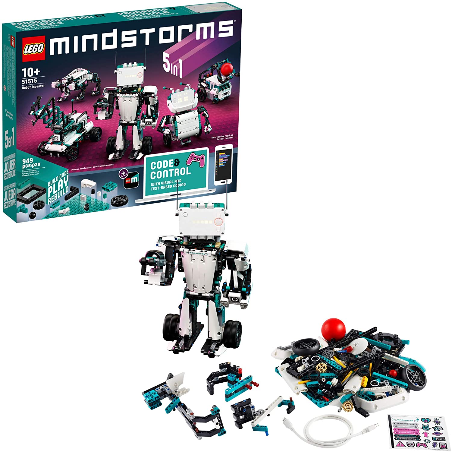 for ikke at nævne cache Læge LEGO MINDSTORMS Robot Inventor Building Set