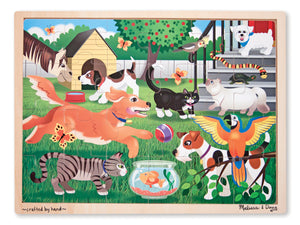 Melissa and Doug Pets Wooden Jigsaw Puzzle - 24 Pieces - All-Star Learning Inc. - Proudly Canadian