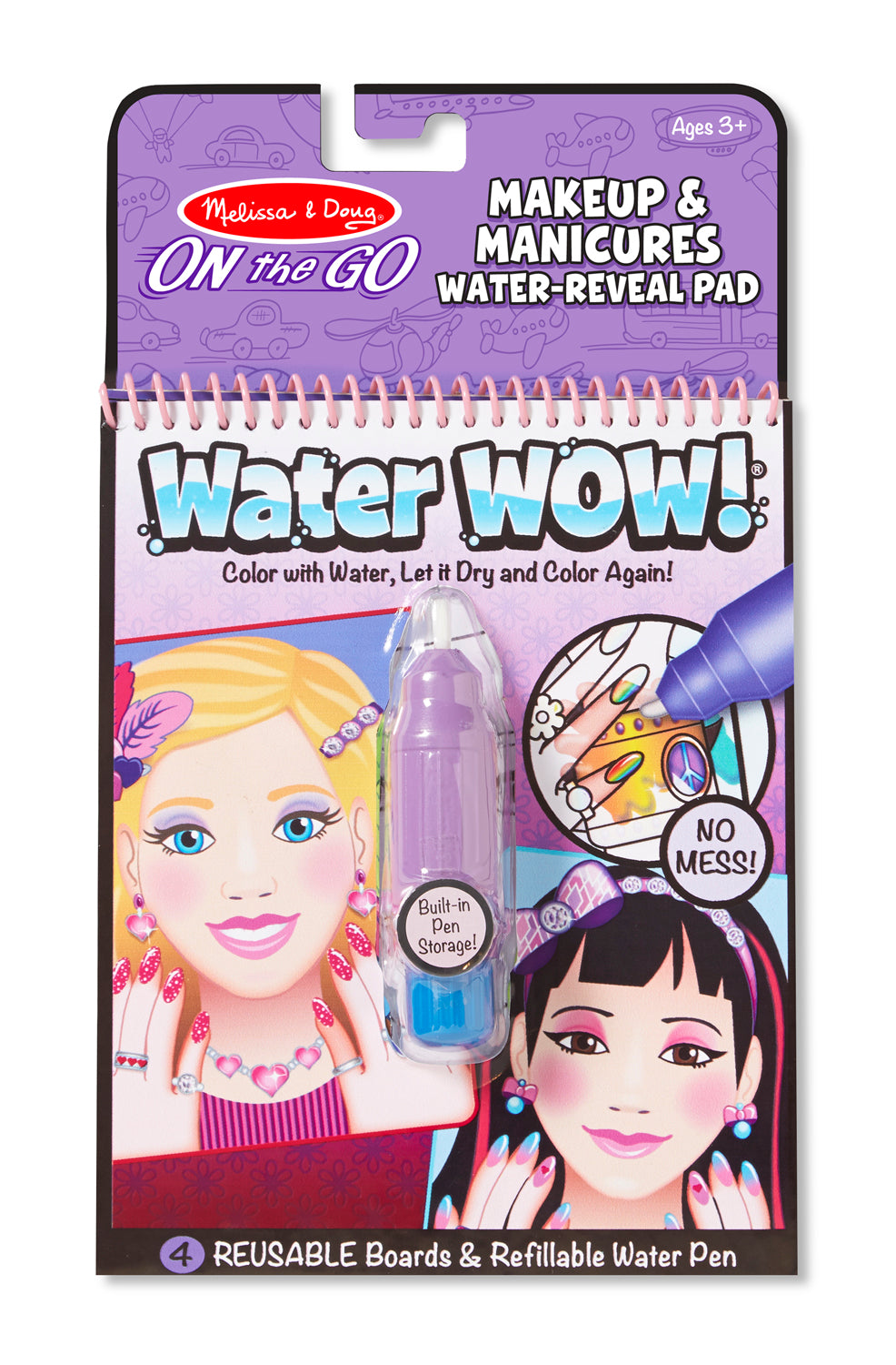 Melissa and Doug Water WOW! Book - Makeup & Manicure - All-Star Learning Inc. - Proudly Canadian
