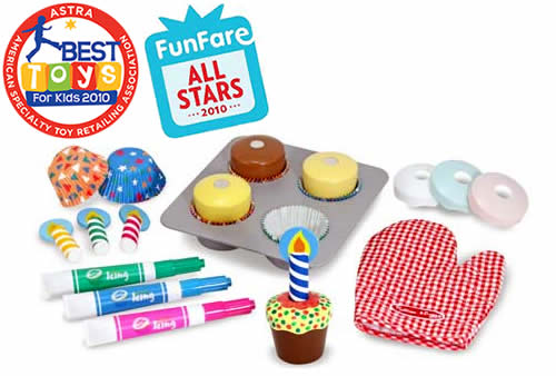 Melissa and Doug Bake & Decorate Cupcake Set - All-Star Learning Inc. - Proudly Canadian