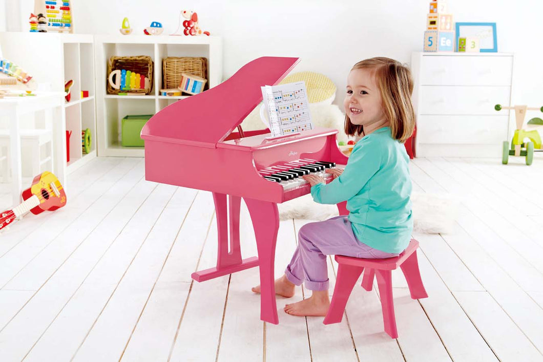 Hape Grand Piano Pink - All-Star Learning Inc. - Proudly Canadian