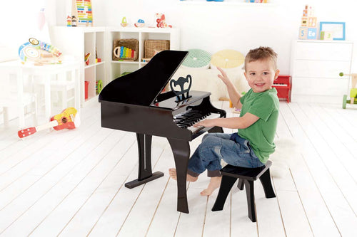 Hape Grand Piano Black - All-Star Learning Inc. - Proudly Canadian