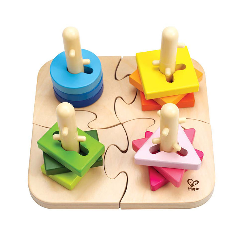 Hape Creative Peg Puzzle - All-Star Learning Inc. - Proudly Canadian
