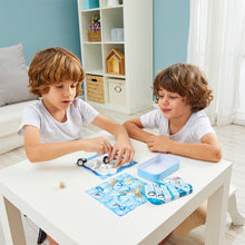 Hape 2-In-1 Game: Tic Tac Toe + Snakes & Ladders