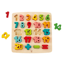 Hape Chunky Number Math Puzzle - All-Star Learning Inc. - Proudly Canadian