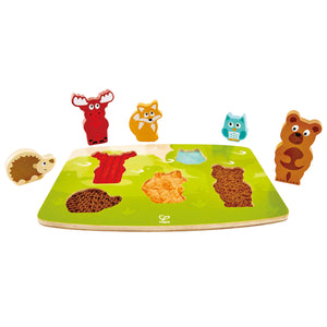Hape Forest Animal Tactile Puzzle - All-Star Learning Inc. - Proudly Canadian