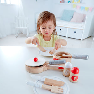 Hape NEW Cook & Serve Set - All-Star Learning Inc. - Proudly Canadian