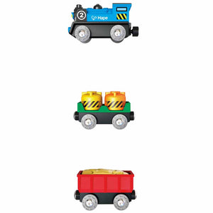 Hape Battery Powered Rolling-Stock Set (Hape Railway) - All-Star Learning Inc. - Proudly Canadian