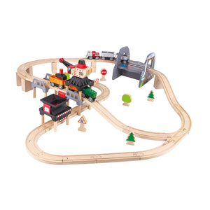 Hape Lift & Load Mining Play Set (Hape Railway) - All-Star Learning Inc. - Proudly Canadian