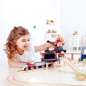 Hape Lift & Load Mining Play Set (Hape Railway) - All-Star Learning Inc. - Proudly Canadian