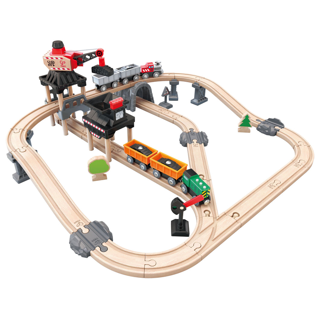 Hape Mining Loader Set (Hape Railway) - All-Star Learning Inc. - Proudly Canadian