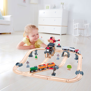 Hape Mining Loader Set (Hape Railway) - All-Star Learning Inc. - Proudly Canadian