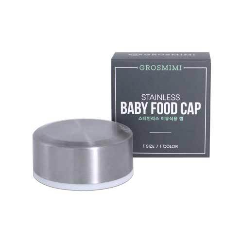 Grosmimi Stainless Baby Food Cap - All-Star Learning Inc. - Proudly Canadian