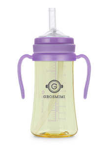 Grosmimi PPSU Straw CUP 300ml (Lavender) - All-Star Learning Inc. - Proudly Canadian