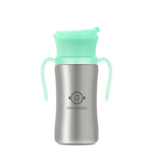 Grosmimi Tumbler Stainless 300mL (Aqua Green) - All-Star Learning Inc. - Proudly Canadian