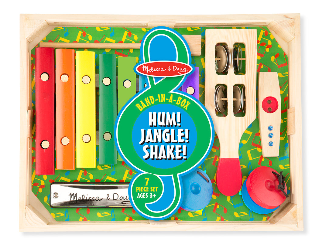 Melissa and Doug Band-in-a-Box - Hum! Jangle! Shake! - All-Star Learning Inc. - Proudly Canadian