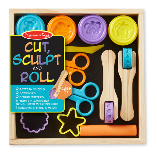 Melissa and Doug Cut, Sculpt & Roll Clay Play Set - All-Star Learning Inc. - Proudly Canadian