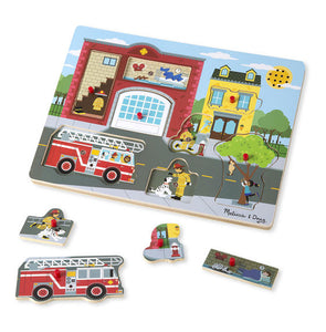 Melissa and Doug Around the Fire Station Sound Puzzle - All-Star Learning Inc. - Proudly Canadian