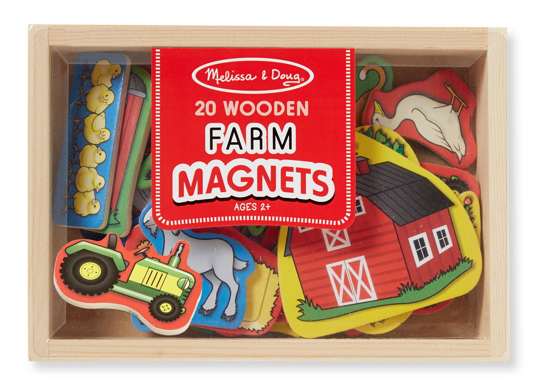 Melissa and Doug Wooden Farm Magnets - All-Star Learning Inc. - Proudly Canadian