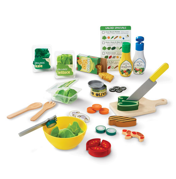 Melissa and Doug Slice & Toss Salad Set - All-Star Learning Inc. - Proudly Canadian