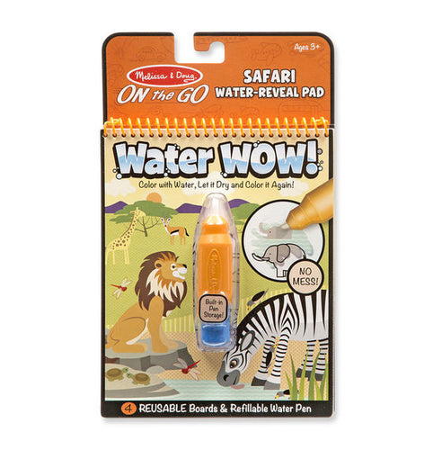 Melissa and Doug Water Wow! - Safari Water Reveal Pad - ON the GO Travel Activity - All-Star Learning Inc. - Proudly Canadian