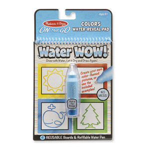 Melissa and Doug Water Wow! - Colors & Shapes Water Reveal Pad - ON the GO Travel - All-Star Learning Inc. - Proudly Canadian