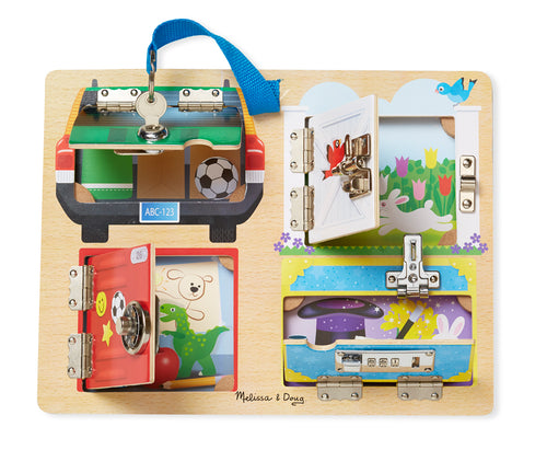 Melissa and Doug Lock &  Latch Board - All-Star Learning Inc. - Proudly Canadian
