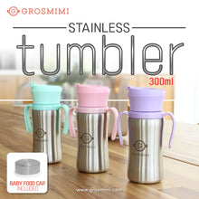 Grosmimi Tumbler Stainless 300ml (Lavender) - All-Star Learning Inc. - Proudly Canadian