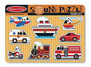 Melissa and Doug Vehicles Sound Puzzle - All-Star Learning Inc. - Proudly Canadian
