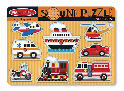 Melissa and Doug Vehicles Sound Puzzle - All-Star Learning Inc. - Proudly Canadian